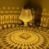 crystal table lamp