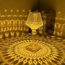 crystal table lamp
