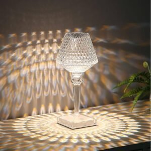 crystal table lamp